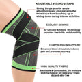 Knee Compression Sleeve Brace with Patella Stabilizer Straps - BunnyTags