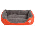 S-3XL 9 Colors Paw Pet Sofa Dog Beds Waterproof Bottom Soft Fleece Warm Cat Bed House Petshop Dropshipping cama perro - BunnyTags