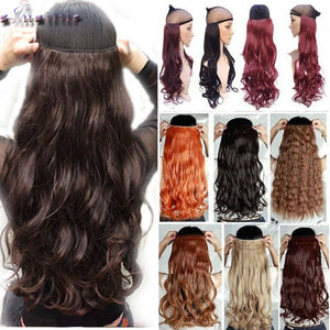 Invisible Halo Curly Hair Extension With Clips And Amazing Colors